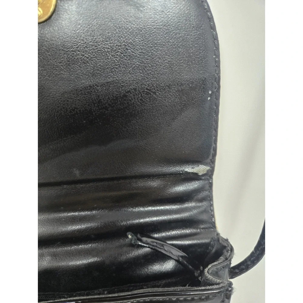 Vintage Morgan‎ Taylor White Black Snakeskin Leather Bag Embellishment